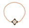 18kt rose gold Princess Flower jade diamond bracelet