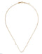 18kt yellow gold diamonds Love by the Yard necklace