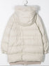 Padded jacket with faux fur trim