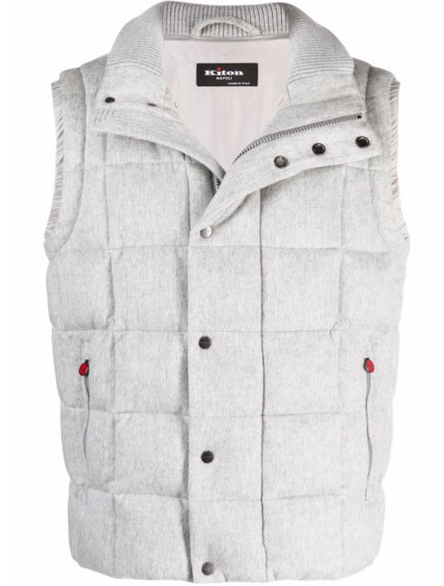 Padded button-up gilet