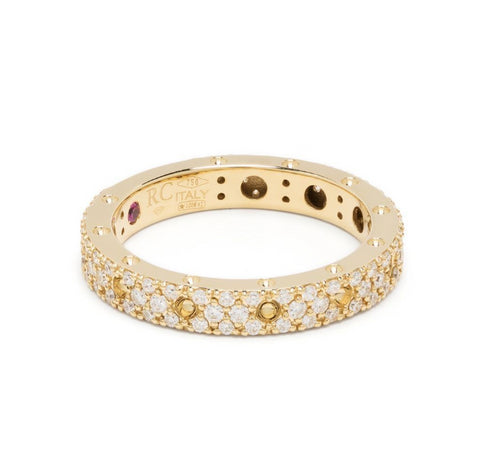 18kt yellow gold Pois Moi band ring