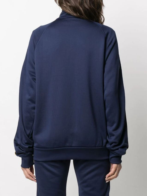 Logo-tape sweat jacket