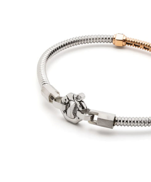 18kt rose gold and diamond bracelet