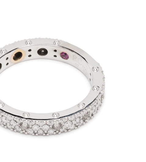 18kt white gold Pois Moi band ring