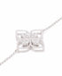 pulsera Princess Flower Dubai en oro blanco de 18kt con diamantes
