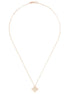 18kt rose gold Princess Flower Dubai diamond necklace