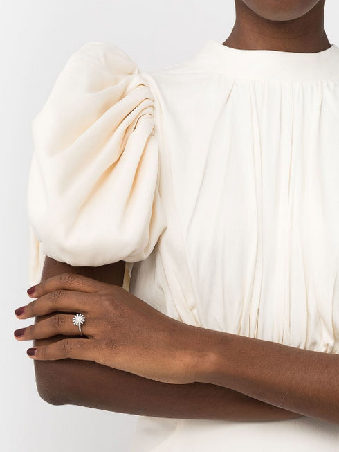 18kt white gold Marguerita diamond rings