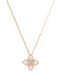 18kt rose gold Princess Flower Dubai diamond necklace