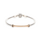 18kt rose gold and diamond bracelet