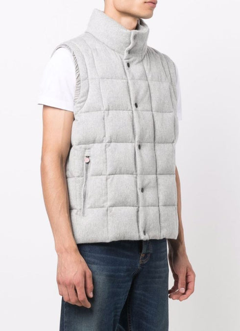 Padded button-up gilet