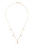18kt gold Vega diamond charms necklace