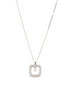 18kt white gold Vega diamond necklace