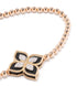 18kt rose gold Princess Flower jade diamond bracelet