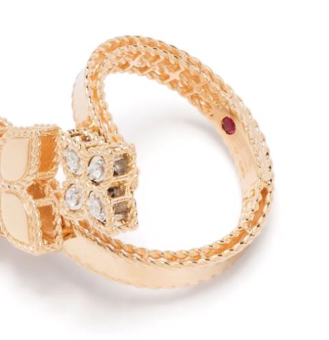 Бриллиантовое кольцо «Принцесса Цветок» из 18-каратного желтого золота