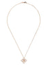 collar Princess Flower en oro rosa de 18kt con diamantes