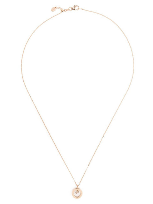18kt rose gold Vega diamond necklace