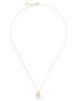 18kt rose gold Vega diamond necklace