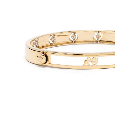 pulsera en oro amarillo de 18kt con diamantes