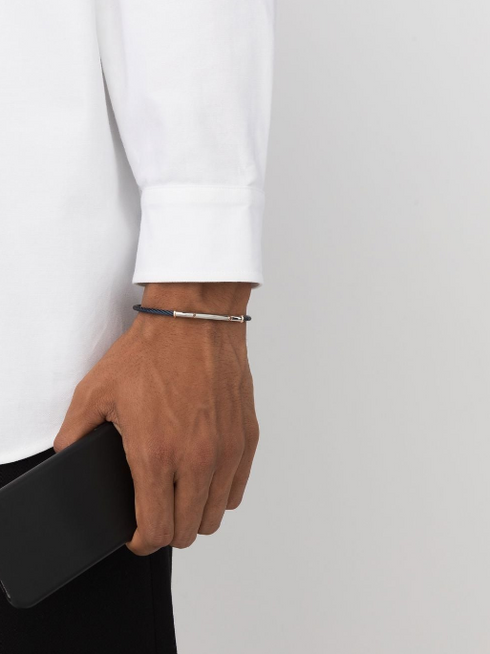 pulsera en oro rosa de 18kt con diamantes