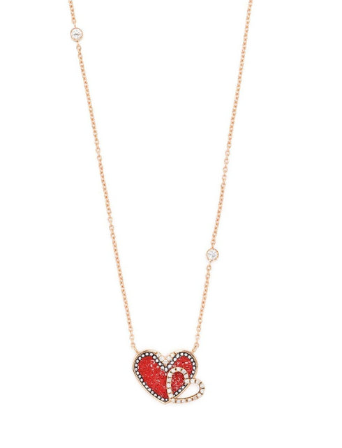 18kt rose gold Universe diamonds necklace
