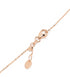 18kt rose gold Vega diamond necklace