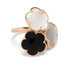 anillo Bouquet Lunaire en oro rosa de 18kt con diamantes