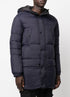 hooded feather-down padded jacket