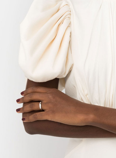 18kt white gold D.Side diamond ring