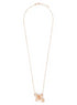 18kt rose gold Giardini Segreti diamond necklace