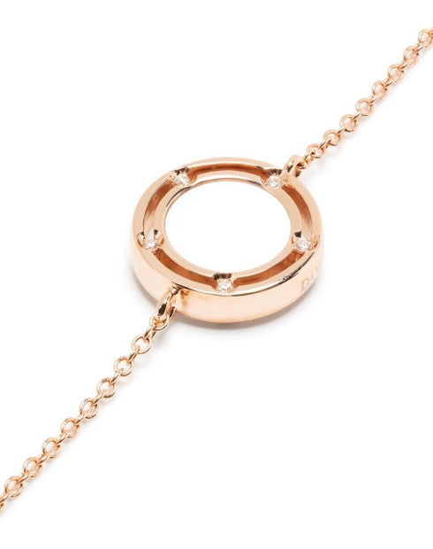 pulsera D.Side en oro rosa de 18kt con diamantes