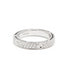 anillo D.Side en oro blanco de 18kt con diamantes