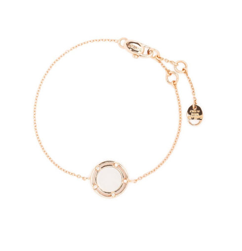 pulsera D.Side en oro rosa de 18kt con diamantes