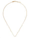 18kt yellow gold diamonds Love by the Yard necklace