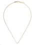 18kt yellow gold diamonds Love by the Yard necklace
