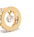 18kt yellow gold Vega white diamond earrings