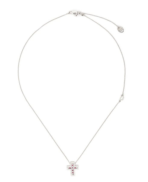 18kt white gold Belle Epoque diamonds necklace