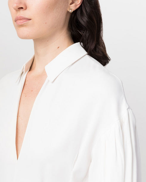 18kt yellow gold Vega white diamond earrings