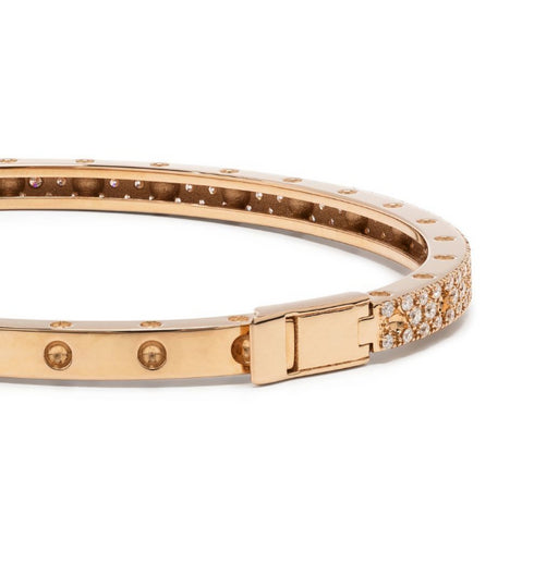 pulsera Pois Moi Luna en oro rosa de 18kt con diamantes