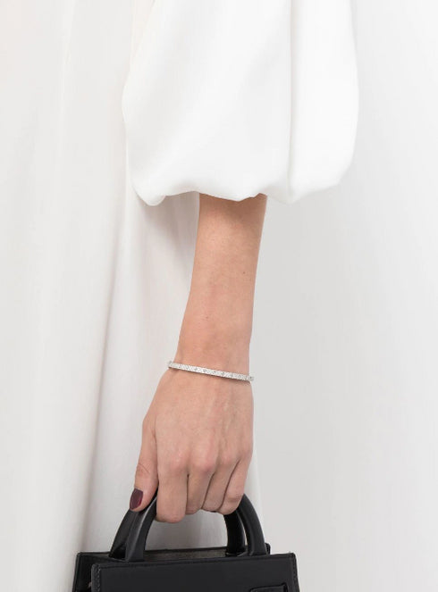 pulsera Pois Moi Luna en oro blanco de 18kt con diamantes