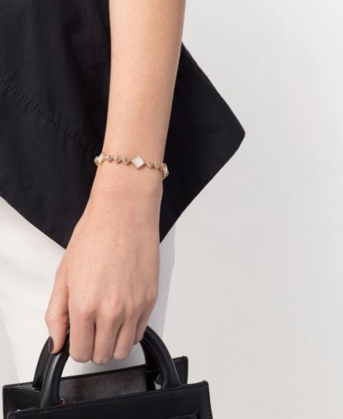 pulsera Palazzo Ducale en oro rosa de 18kt con diamantes