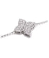 18kt white gold Princess Flower diamond bracelet