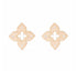18kt rose gold Venetian Princess diamond stud earrings