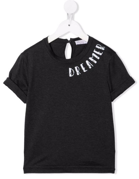 Slogan-print cotton T-shirt