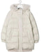 Padded jacket with faux fur trim