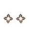 18kt rose gold Venetian Princess diamond stud earrings