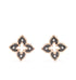 18kt rose gold Venetian Princess diamond stud earrings