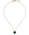 18kt rose gold Bon Ton green agate and diamond