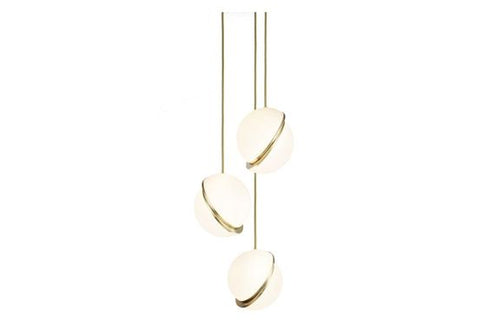 Crescent 3 Bulb Chandelier