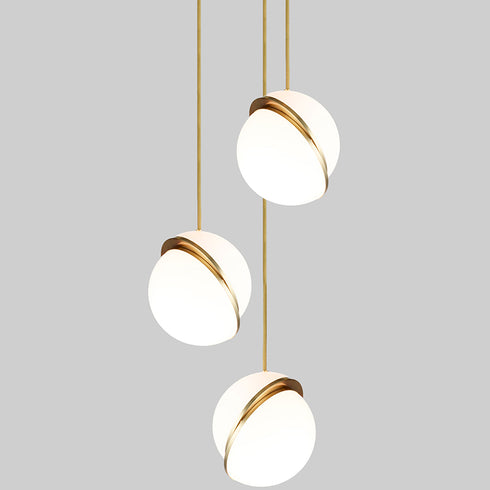 Crescent 3 Bulb Chandelier