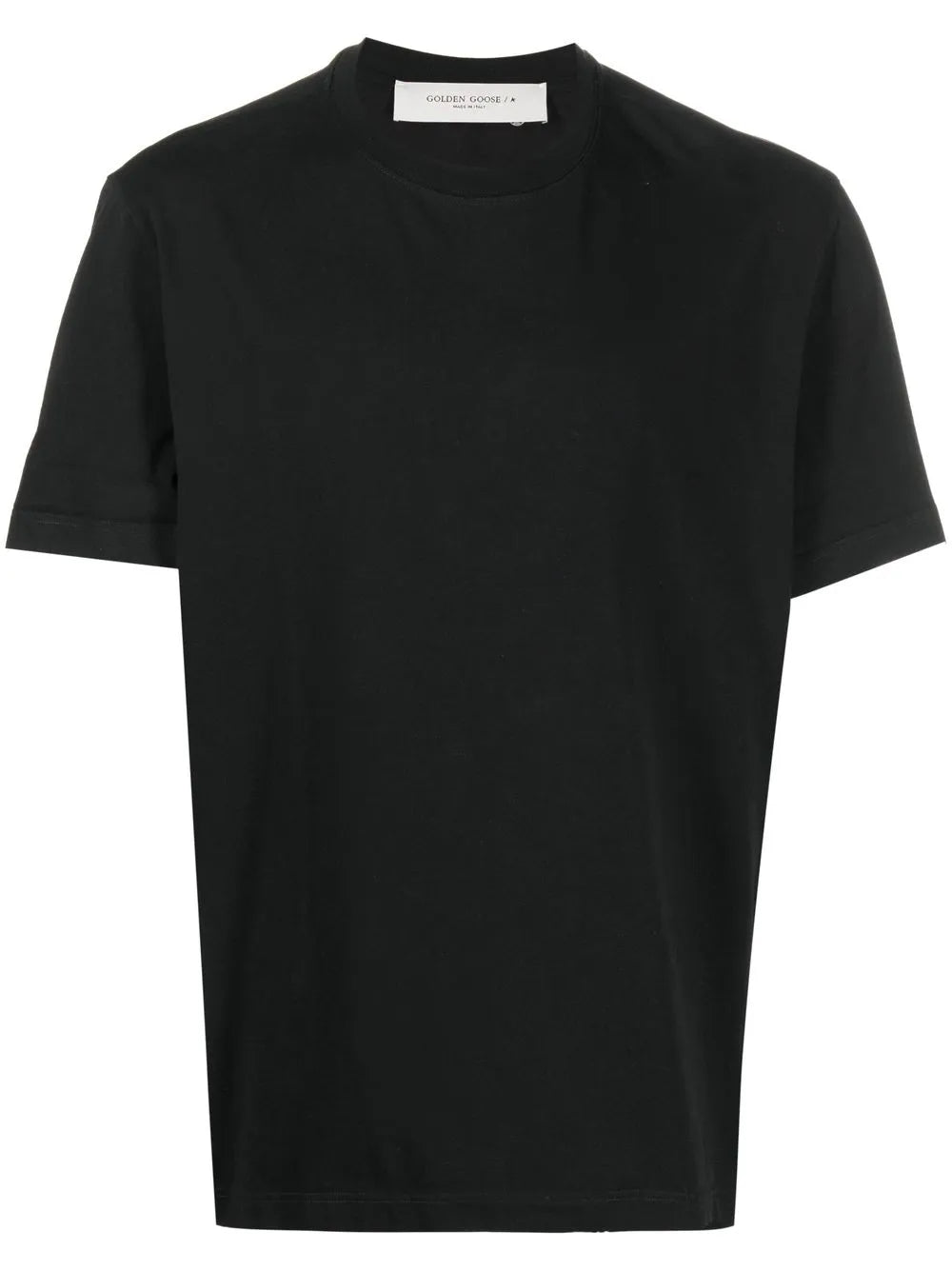 Camiseta de algodón con cuello redondo